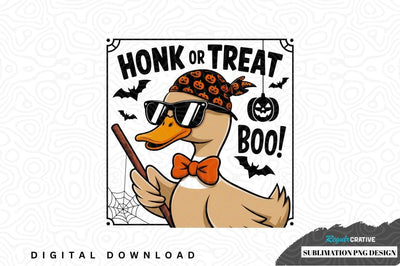 Honk or treat duck halloween sublimation png design Sublimation Regulrcrative 