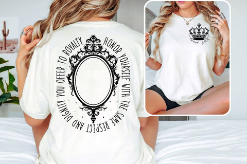 Honor self Front and Back SVG T shirt Design SVG Designangry 