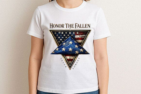 Honor The Fallen PNG | Patriotic Memorial Tribute Design SVG BillahCrafts 