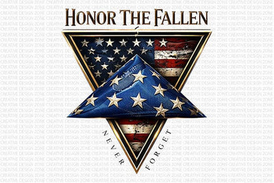 Honor The Fallen PNG | Patriotic Memorial Tribute Design SVG BillahCrafts 