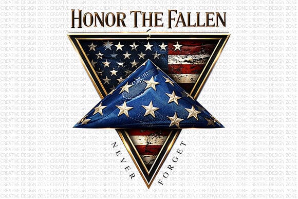 Honor The Fallen PNG | Patriotic Memorial Tribute Design SVG BillahCrafts 