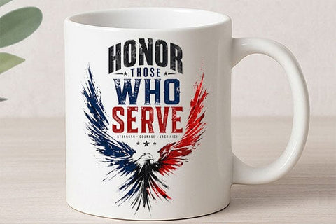 Honor Those Who Serve PNG Patriotic Appreciation Digital Download SVG BillahCrafts 