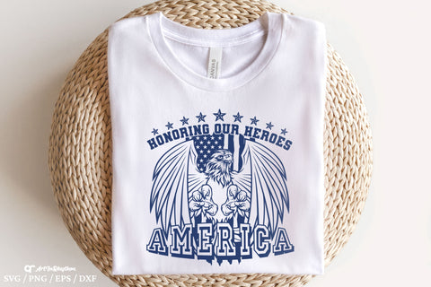 Honoring Our Heroes Svg, Independence Day Svg, 4th of July Svg, Patriotic Svg SVG Artinrhythm shop 