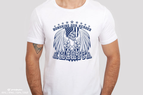 Honoring Our Heroes Svg, Independence Day Svg, 4th of July Svg, Patriotic Svg SVG Artinrhythm shop 