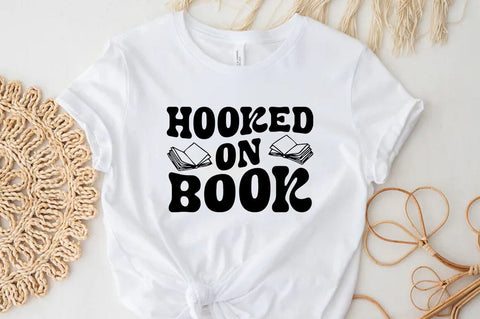 Hooked on book, Reading SVG SVG FiveStarCrafting 