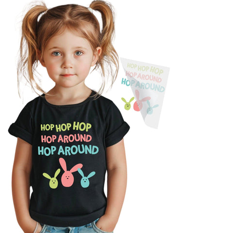 Hop Around DTF Transfer Physical So Fontsy T-Shirt Iron-On Transfer Shop 8.5x11