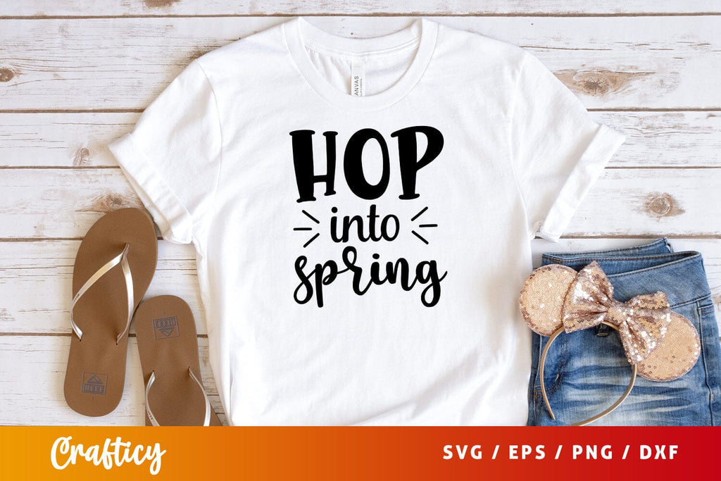 Hop into spring SVG Design - So Fontsy