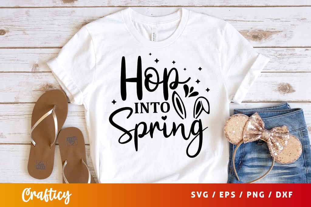 Hop into spring SVG Design - So Fontsy