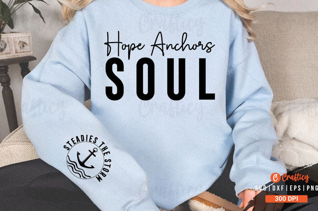 Hope Anchors Soul Sleeve SVG Design SVG Designangry 