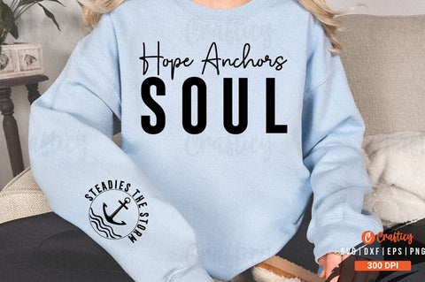 Hope Anchors Soul Sleeve SVG Design SVG Designangry 