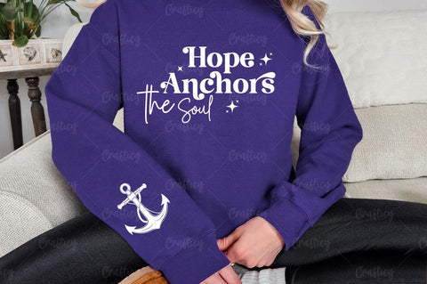 Hope Anchors the Soul Sleeve SVG Design SVG Designangry 