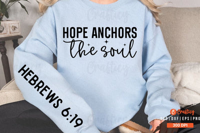 Hope anchors the soul Sleeve SVG Design SVG Designangry 