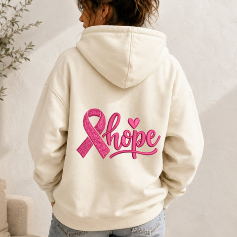 Hope Breast Cancer Ribbon Embroidery Design – Pink Ribbon Hope Machine Embroidery File, Breast Cancer Awareness Design Embroidery/Applique DESIGNS PatternFeed8 