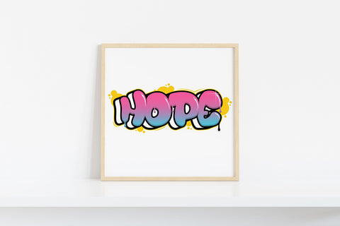 HOPE Graffiti in Pink Pastel Gradient SVG Mozzatype 