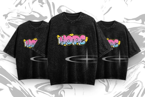 HOPE Graffiti in Pink Pastel Gradient SVG Mozzatype 