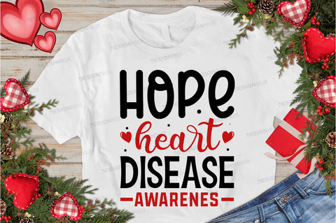 Hope heart disease Svg Design SVG Regulrcrative 