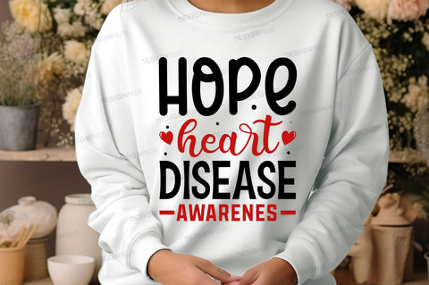 Hope heart disease Svg Design SVG Regulrcrative 