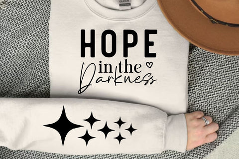 Hope in the Darkness Sleeve SVG Design, Christian Sleeve SVG, Faith SVG Design, Jesus Sleeve SVG SVG Regulrcrative 