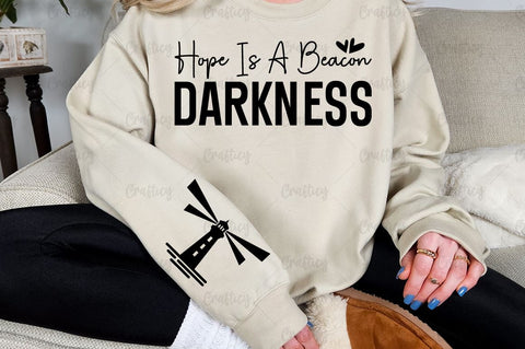 Hope is a beacon darkness Sleeve SVG Design SVG Designangry 