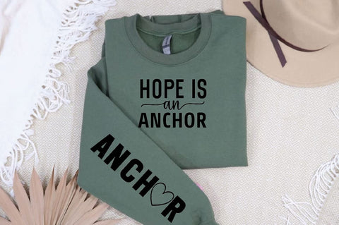 Hope is an anchor Sleeve SVG Design, Christian Sleeve SVG, Faith SVG Design, Jesus Sleeve SVG SVG Regulrcrative 