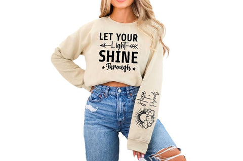 Hope Prevails Sleeve SVG Design, Christian Sleeve SVG, Faith SVG Design, Jesus Sleeve SVG SVG Regulrcrative 