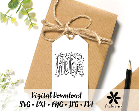 Hope Winter Scene SVG SVG Flowingcreek 