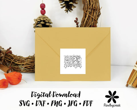 Hope Winter Scene SVG SVG Flowingcreek 
