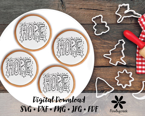 Hope Winter Scene SVG SVG Flowingcreek 