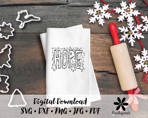 Hope Winter Scene SVG SVG Flowingcreek 