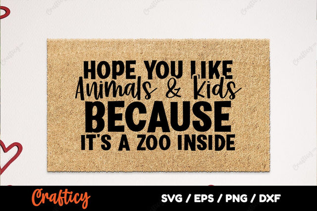 Hope you like animals & kids because its a zoo inside SVG Design SVG Designangry 