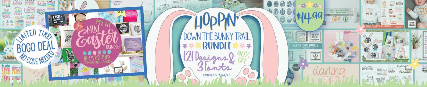Hoppin' Down The Bunny Trail Design Bundle