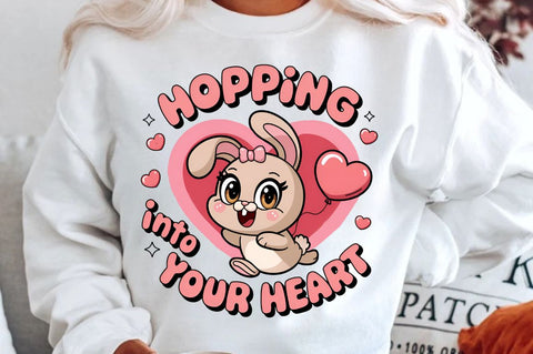 Hopping into your heart Sublimation Design Sublimation Regulrcrative 