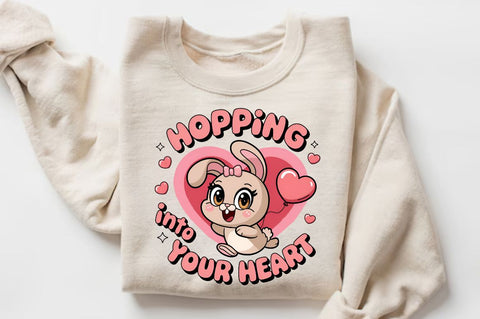 Hopping into your heart Sublimation Design Sublimation Regulrcrative 