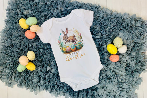 Hoppy Easter PNG Sublimation Design Sublimation CraftLabSVG 