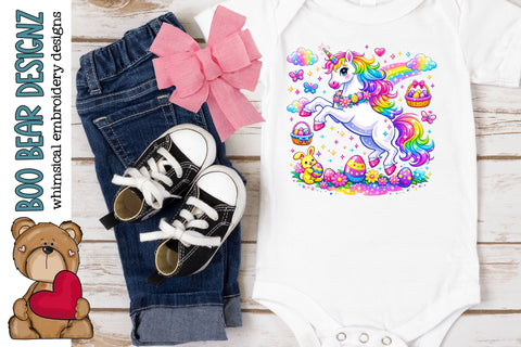 Hoppy Easter Pony Parade Clipart Bundle Sublimation Boo Bear Designz 