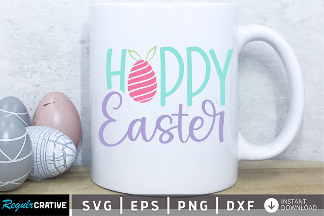 Hoppy easter Svg Design SVG Regulrcrative 