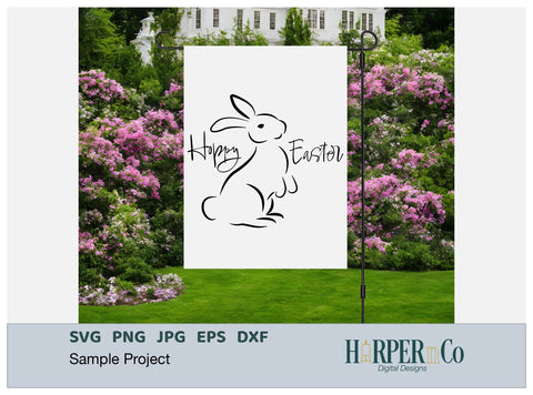 Hoppy Easter SVG PNG Cut EPS File SVG HarperNCo 