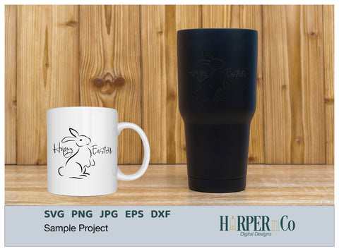 Hoppy Easter SVG PNG Cut EPS File SVG HarperNCo 