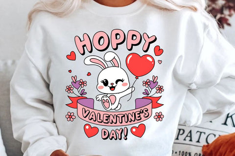 Hoppy Valentines Day Sublimation Design Sublimation Regulrcrative 