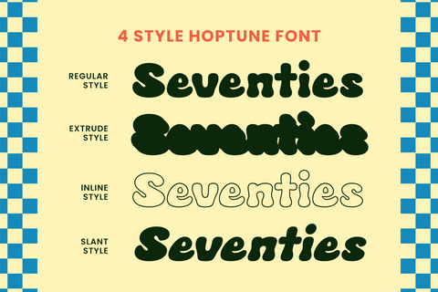 Hoptune Font ahweproject 