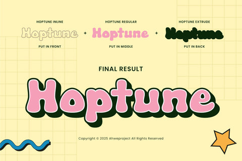 Hoptune Font ahweproject 