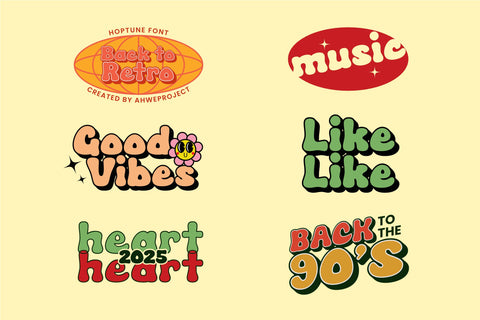 Hoptune Font ahweproject 