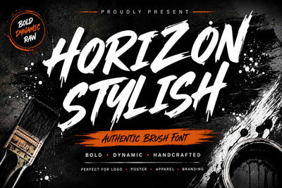Horizon Stylish Font Prasetya Letter 