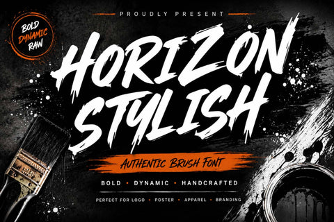 Horizon Stylish Font Prasetya Letter 