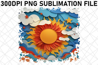 Horizon Sunset Sublimation Art Sublimation afrosvg 