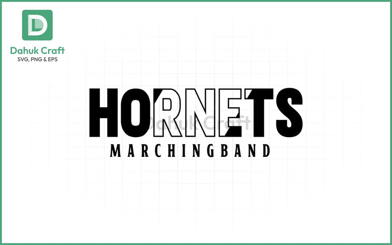 Hornets Marching Band SVG – Bold Spirit SVG PNG & EPS V1 SVG dahukdesign 
