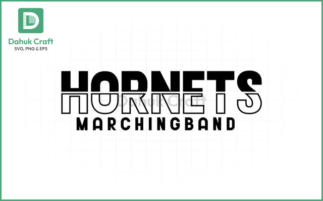 Hornets Marching Band SVG – Bold Spirit SVG PNG & EPS V2 SVG dahukdesign 