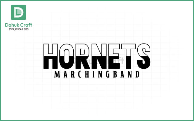 Hornets Marching Band SVG – Bold Spirit SVG PNG & EPS V3 SVG dahukdesign 