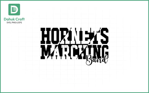Hornets Marching Band SVG – Bold Spirit SVG PNG & EPS V4 SVG dahukdesign 