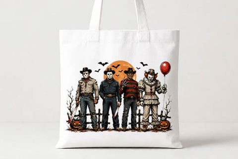 Horror Halloween PNG, Western Spooky Sublimation Design SVG BillahCrafts 